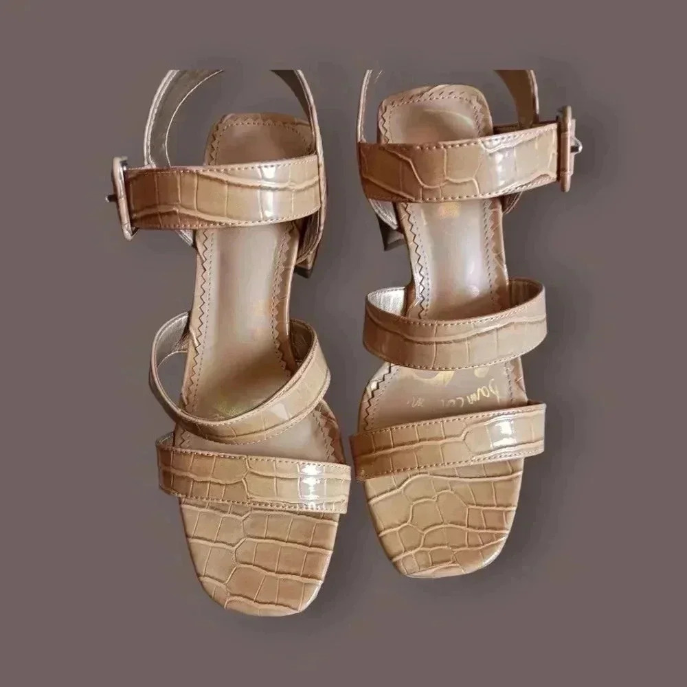Circus by Sam edelman fisher strappy sandals size 6.5 tan camel color - Picture 14 of 14